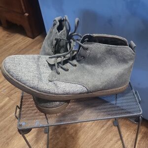 Creative Recreation Gray Chukka Boots with Suede Upper